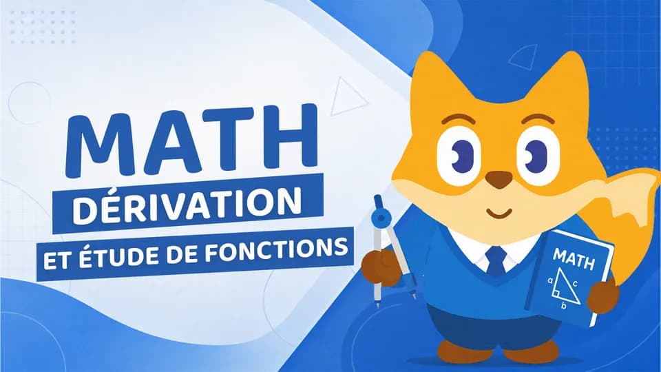 Dérivation et étude de fonction — couverture du chapitre sur Kresco